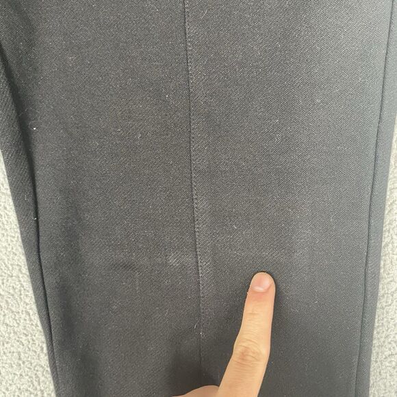 Cabi Pants Womens 8 Navy Blue Capote Trouser Classic Mid Rise Flat Front Stretch - Picture 7 of 14